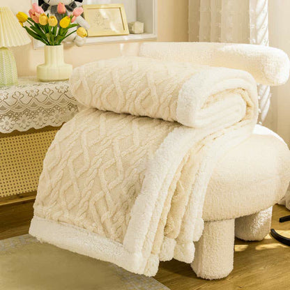 Reversible Throw Blanket | Soft Polyester | Lightweight Cozy Design