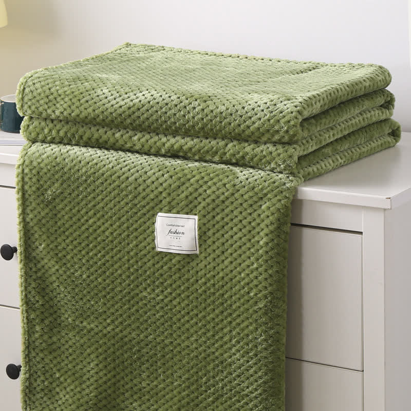 Lightweight Throw Blanket | Soft Polyester | Full Size 71"x79"
