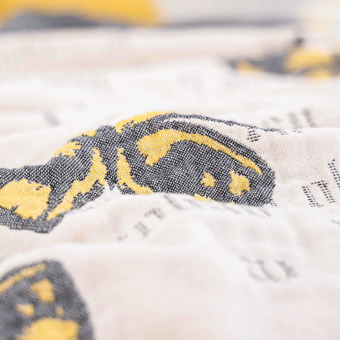 King Size Cotton Jacquard Quilt | Butterfly Print