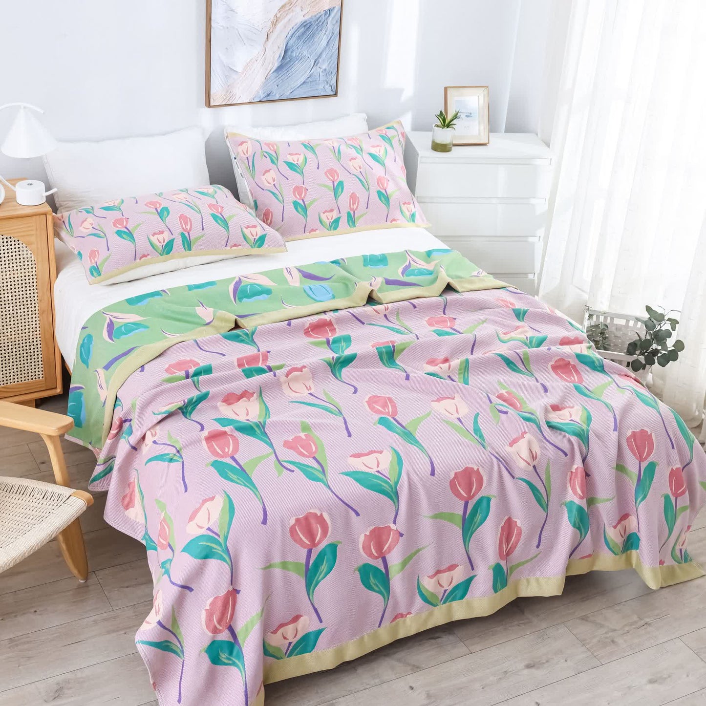Cotton Gauze Quilt Set | Eco-Friendly 100% Cotton | Full & King Sizes