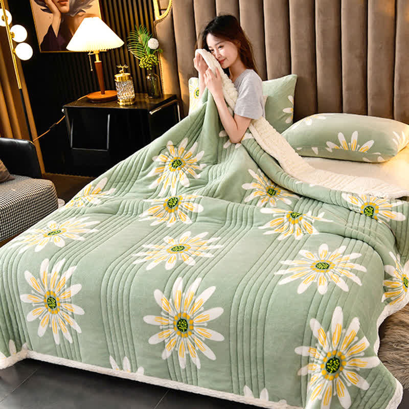 Fluffy Throw Blanket | Soft Polyester | Full Size 71"x79"