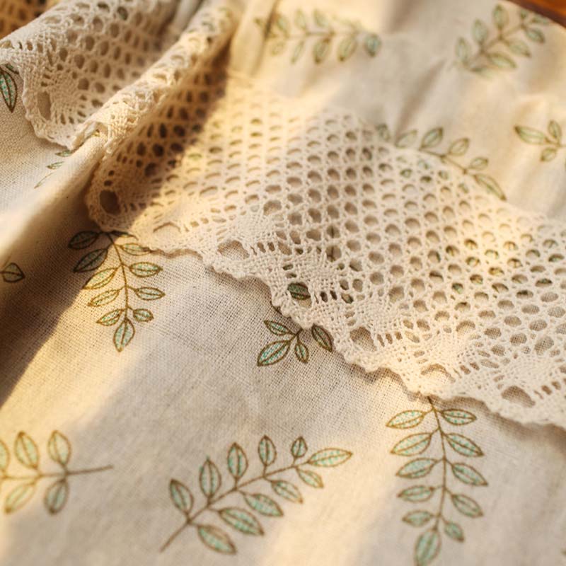 Cotton Linen Cabinet Curtain | Easy Install Rod Pocket | Machine Washable