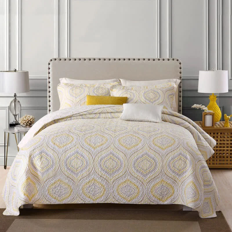 Vintage Summer Quilt | 100% Organic Cotton | Cal King Size