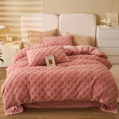 Checkerboard Duvet Cover | Soft Microfiber | Queen Size