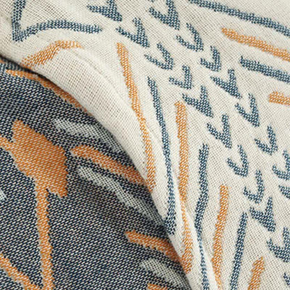 Cotton Striped Reversible Blanket | Ultra-Plush | Multiple Sizes Available
