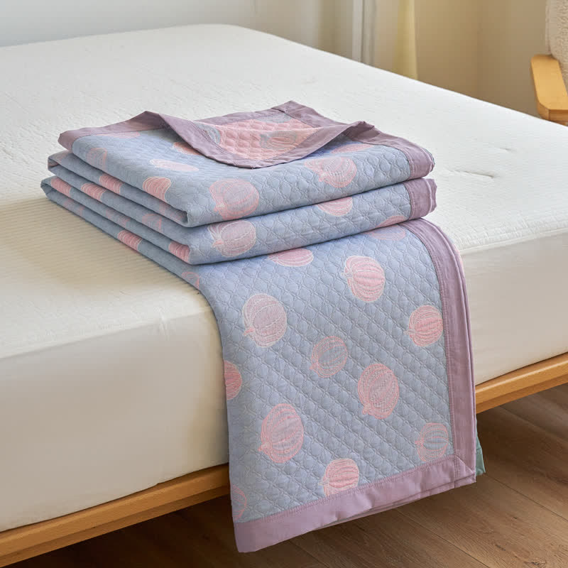 Cotton Gauze Summer Quilt | 100% Organic Cotton | Available in Full, Queen, King Sizes