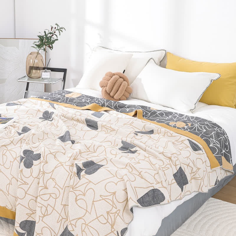Cotton Gauze Sofa Blanket | Lightweight & Soft | 59"x79" or 79"x90"