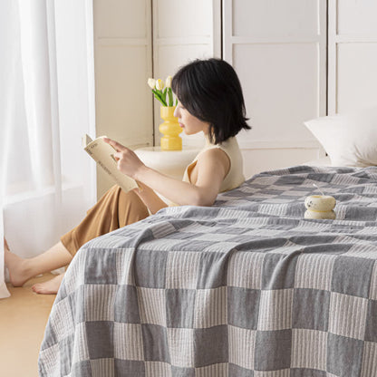 Checkerboard Quilt | 100% Organic Cotton | Full & Queen Sizes