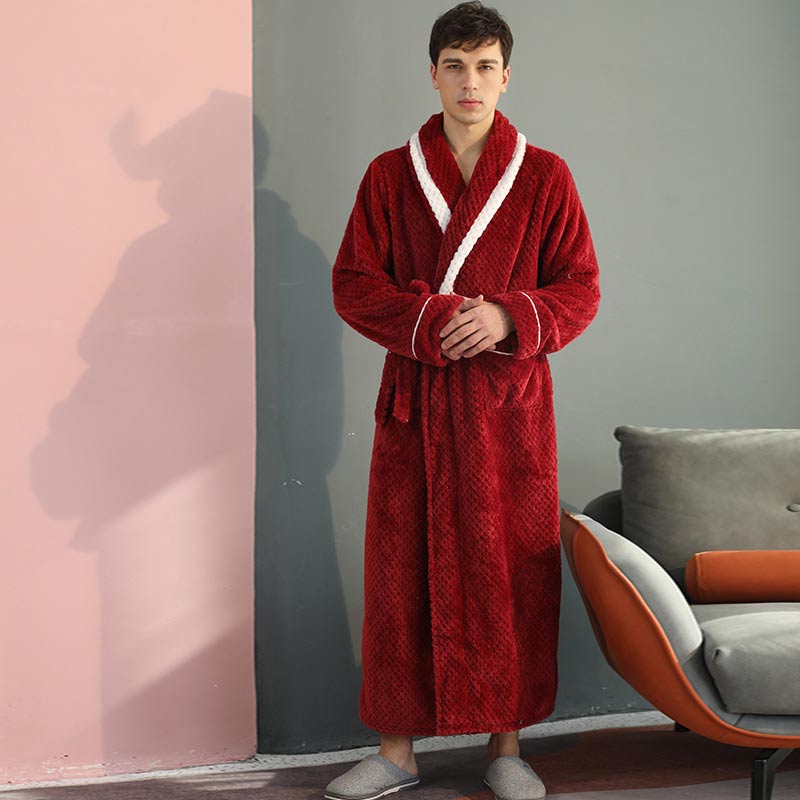 Thick Fleece Bathrobe | Skin-Friendly Material | Playful Prints