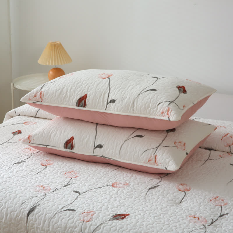 Quilted Bedding Set | 100% Organic Cotton | Full/Queen/King Options