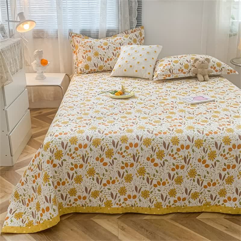 Cotton Coverlet Set | 100% Organic Cotton | Queen & King Sizes