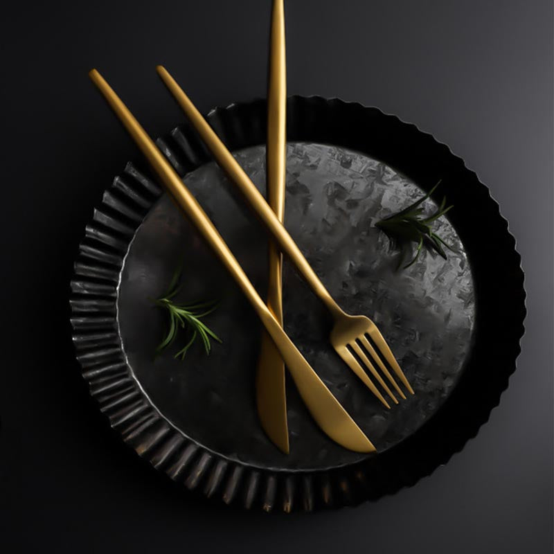 Maison Gold Cutlery Set | 18/10 Stainless Steel | Gold
