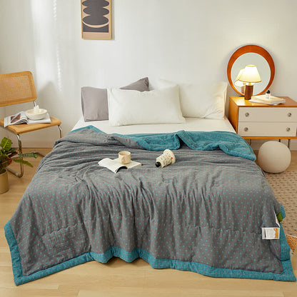 Reversible Cotton Quilt | 100% Organic Cotton | Full/Queen/King Sizes