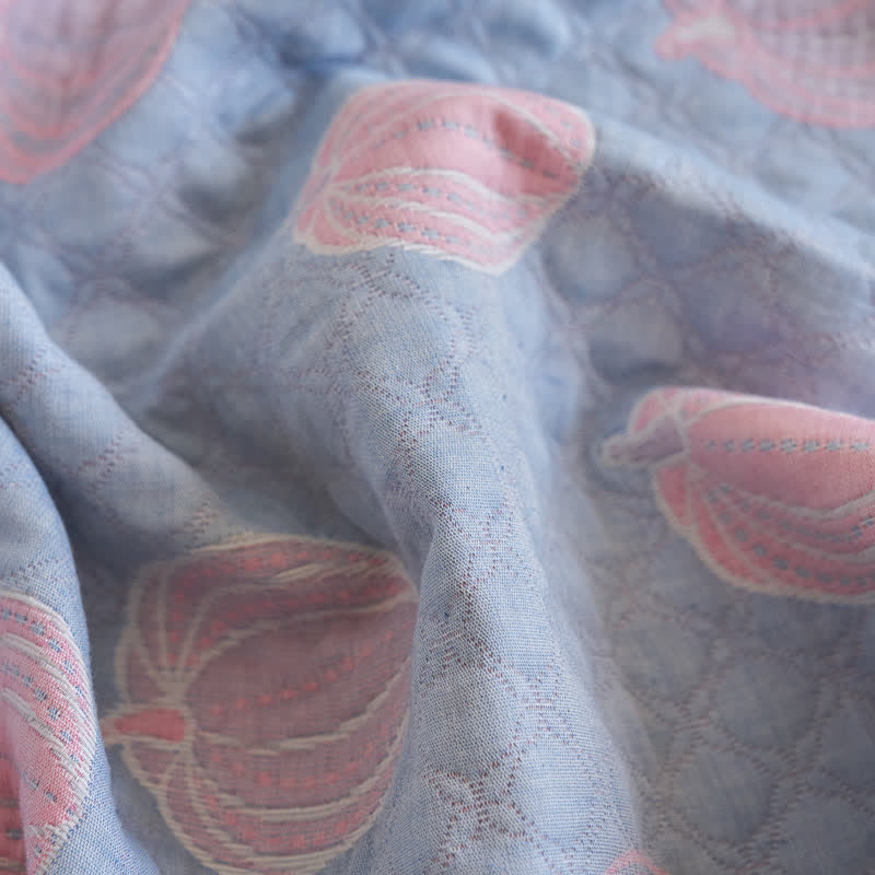 Cotton Gauze Summer Quilt | 100% Organic Cotton | Available in Full, Queen, King Sizes
