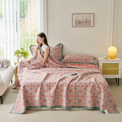 Cotton Gauze Quilt | 100% Organic Cotton | Reversible | Full/Queen/King Sizes