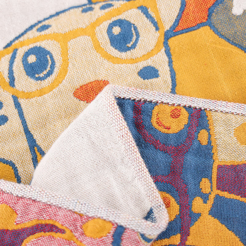 Dog Quilt | Cotton Gauze | Full/Queen Size