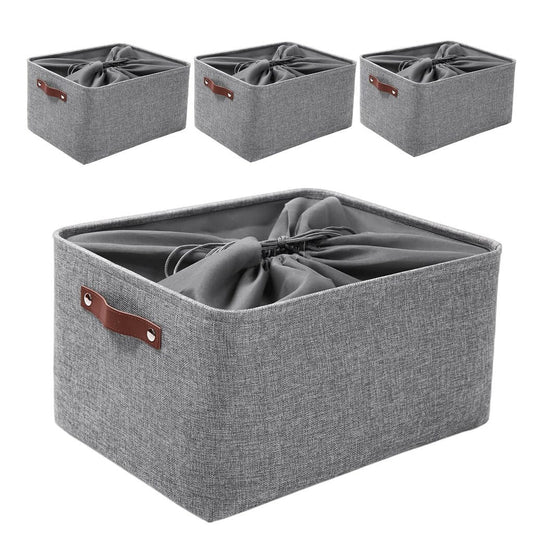 Storage Basket | Eco-Friendly Canvas & EVA | Grey, Multiple Sizes