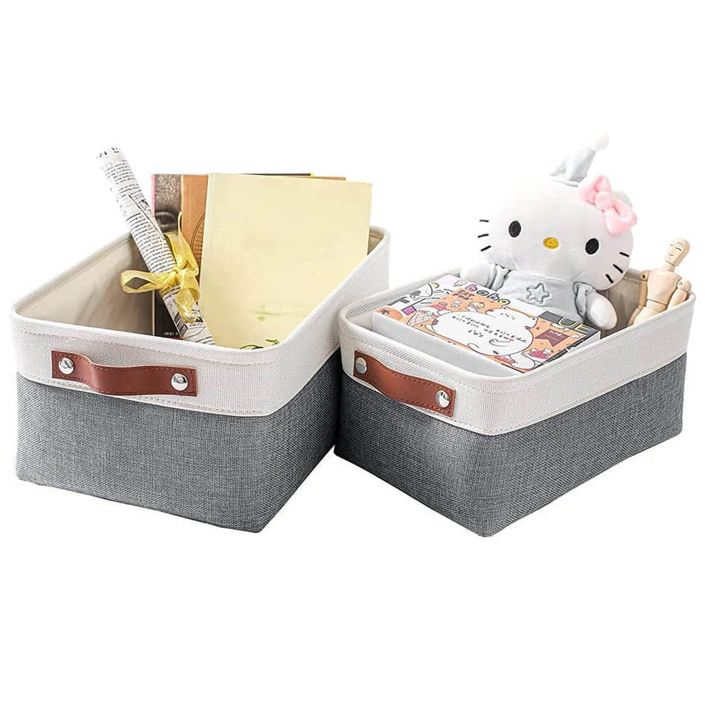 Waterproof Foldable Storage Box | Three-Layer Material | Cold Grey & White