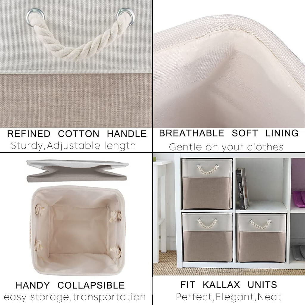 Storage Box | White Khaki | 28cm