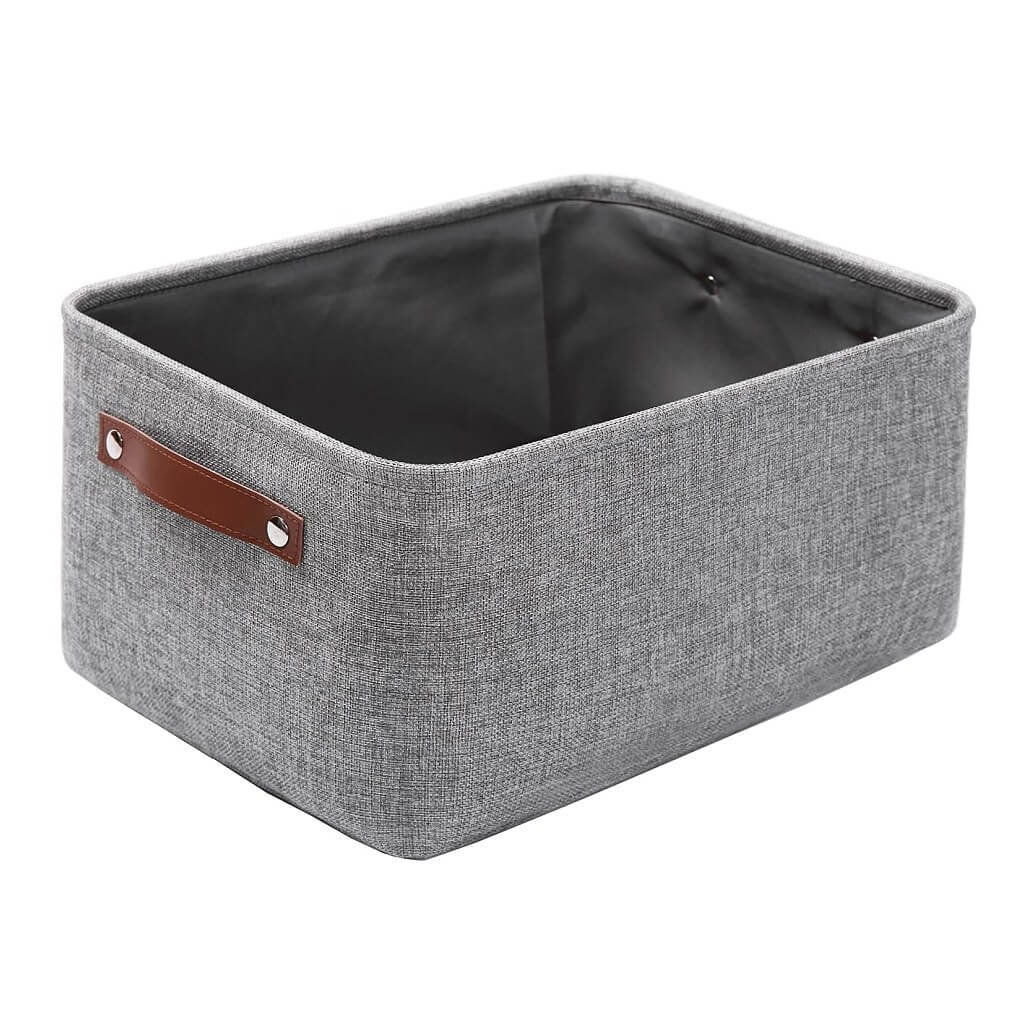 Storage Basket | Eco-Friendly Canvas & EVA | Grey, Multiple Sizes