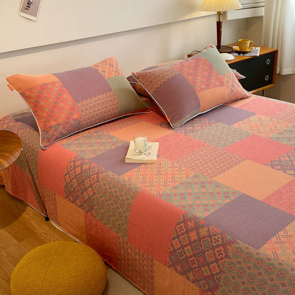 Vintage Double Layer Coverlet | 100% Organic Cotton | Twin Size