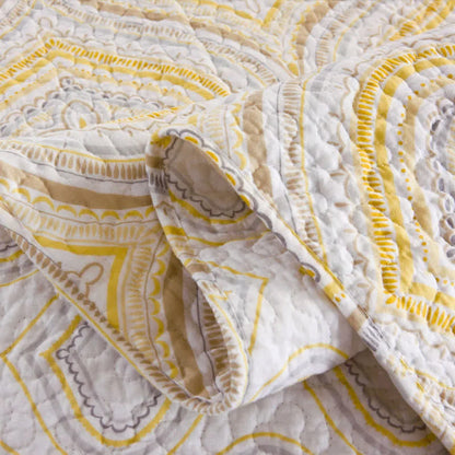 Vintage Summer Quilt | 100% Organic Cotton | Cal King Size