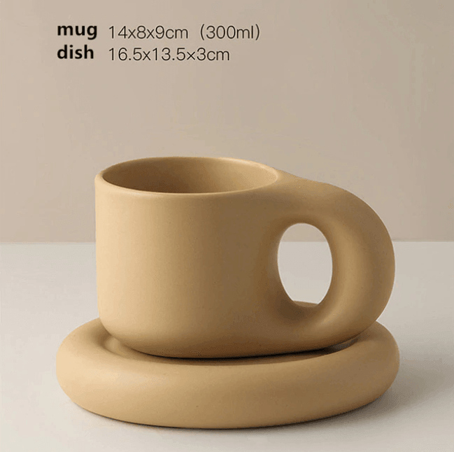 Fat Handle Coffee Mug