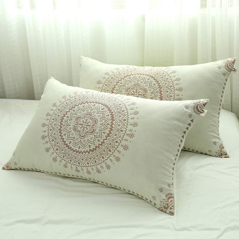 Cotton Pillow Covers | Soft Natural Fabric | Set of 2