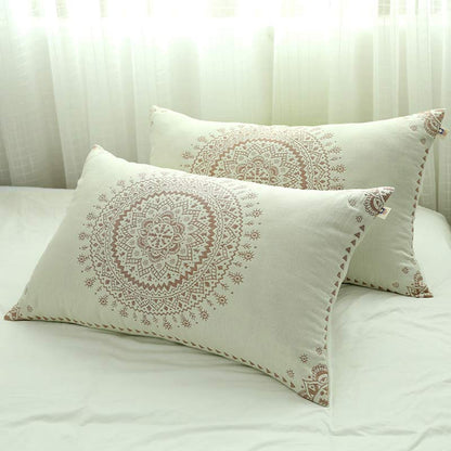 Cotton Pillow Covers | Soft Natural Fabric | Set of 2
