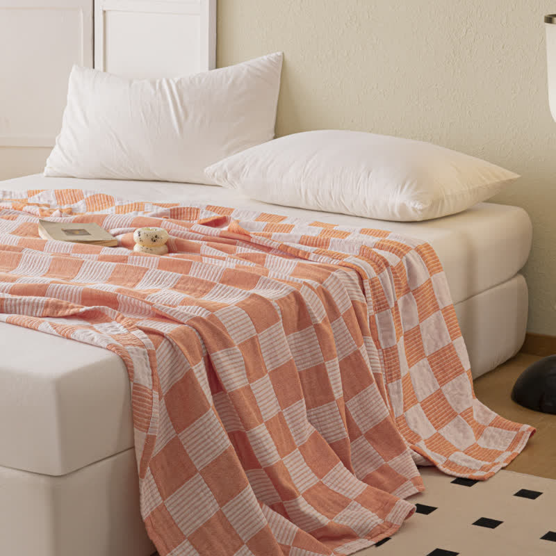 Checkerboard Quilt | 100% Organic Cotton | Full & Queen Sizes