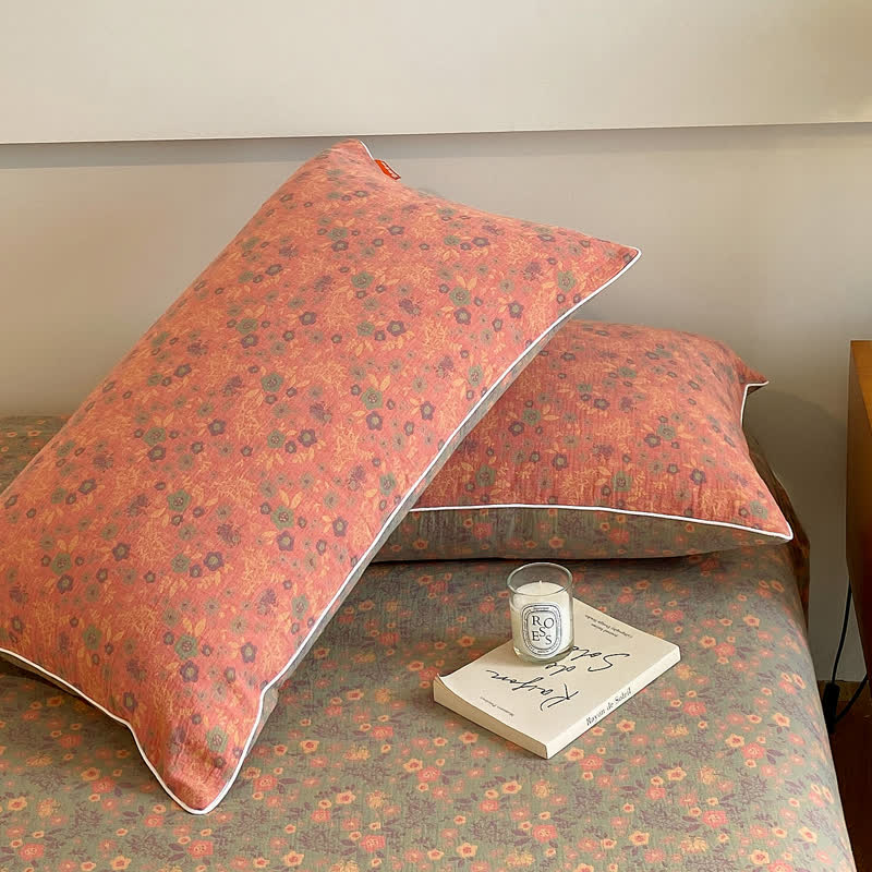 Vintage Floral Coverlet | 100% Organic Cotton | Twin/Full/Queen Options