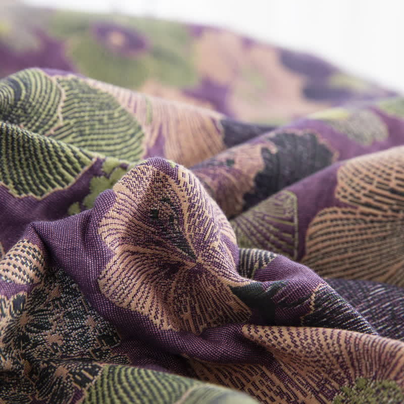 Reversible Floral Cotton Gauze Quilt | 100% Organic Cotton | Available in Full, Queen, Cal King, King Sizes