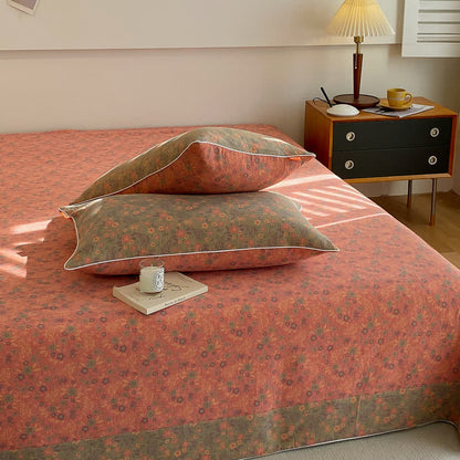 Vintage Floral Coverlet | 100% Organic Cotton | Twin/Full/Queen Options