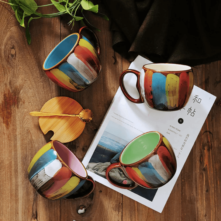 Fine Arts Painted Coffee Mug