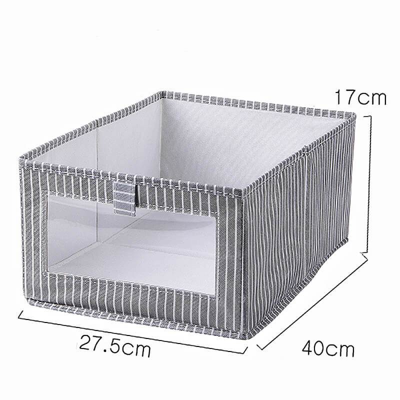 Foldable Clothes Storage Box | Sturdy Non-Woven Fabric | Large Size