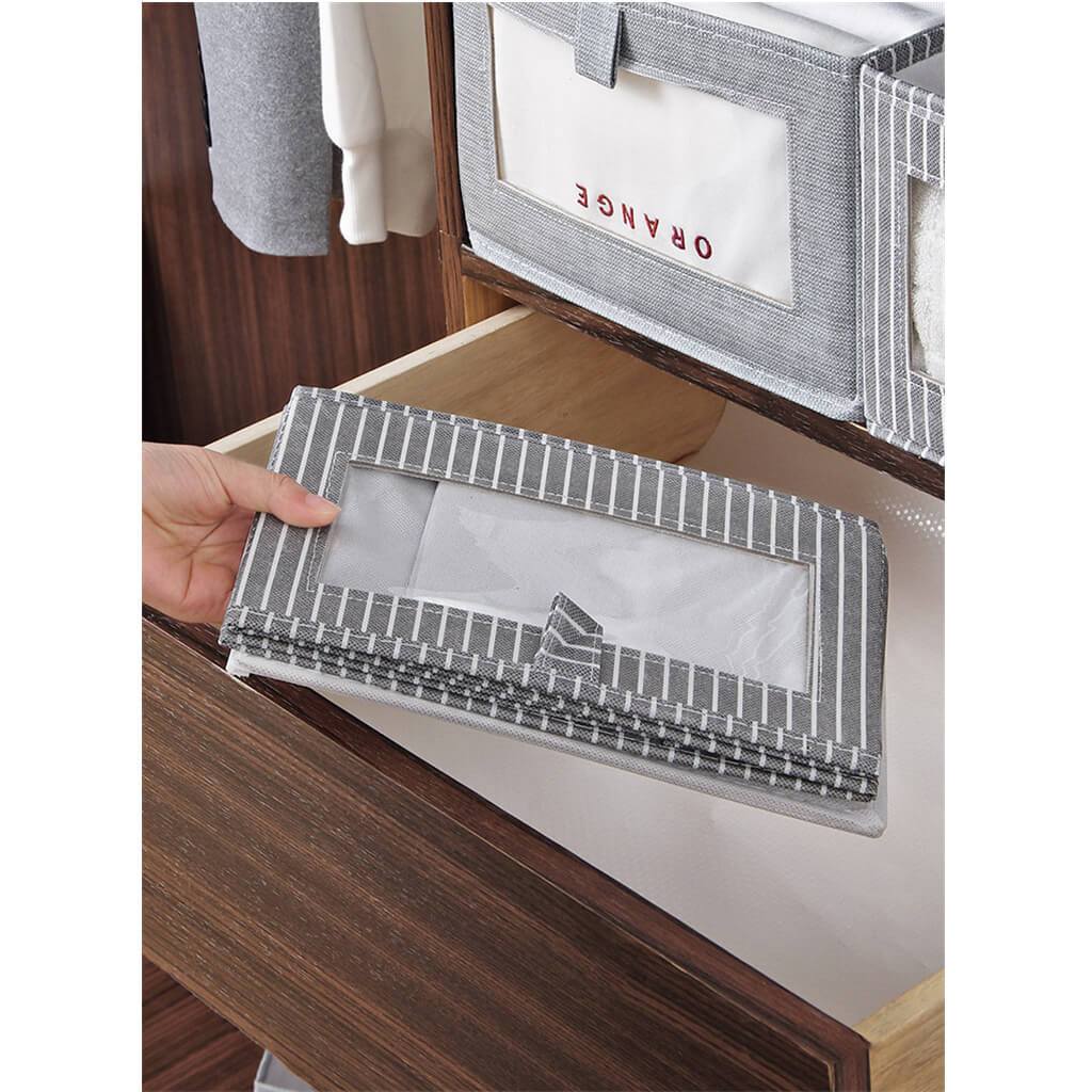 Foldable Clothes Storage Box | Sturdy Non-Woven Fabric | Large Size