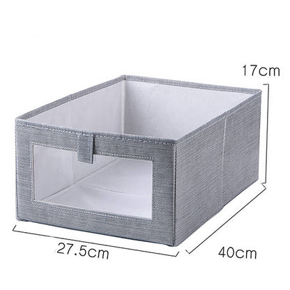 Foldable Clothes Storage Box | Sturdy Non-Woven Fabric | Large Size