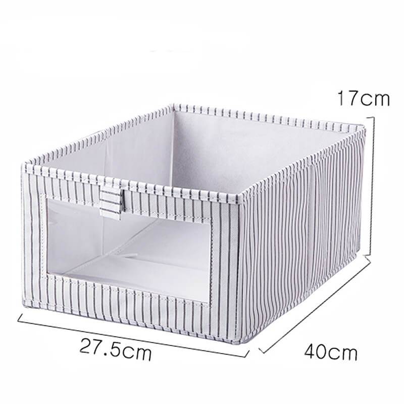 Foldable Clothes Storage Box | Sturdy Non-Woven Fabric | Large Size
