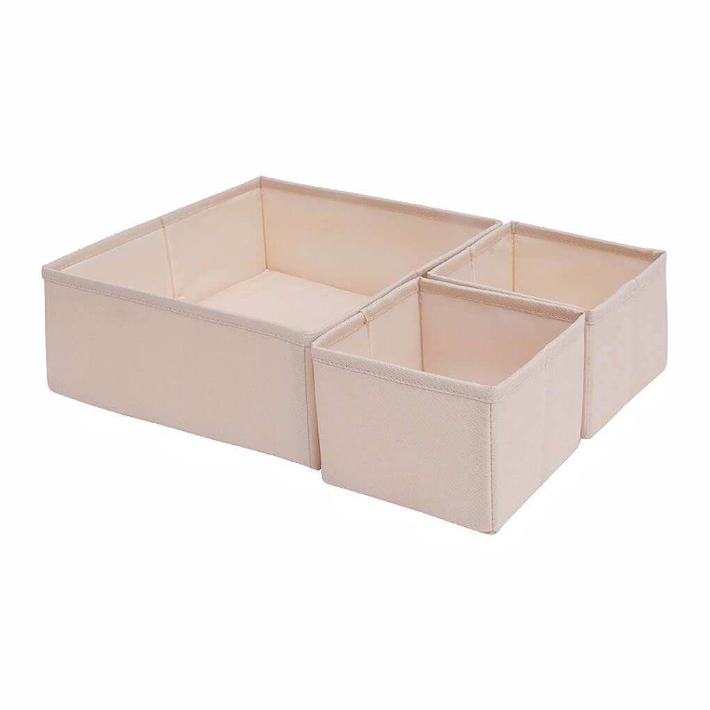 Foldable Drawer Organiser | Fabric Storage Dividers | Flexible Design