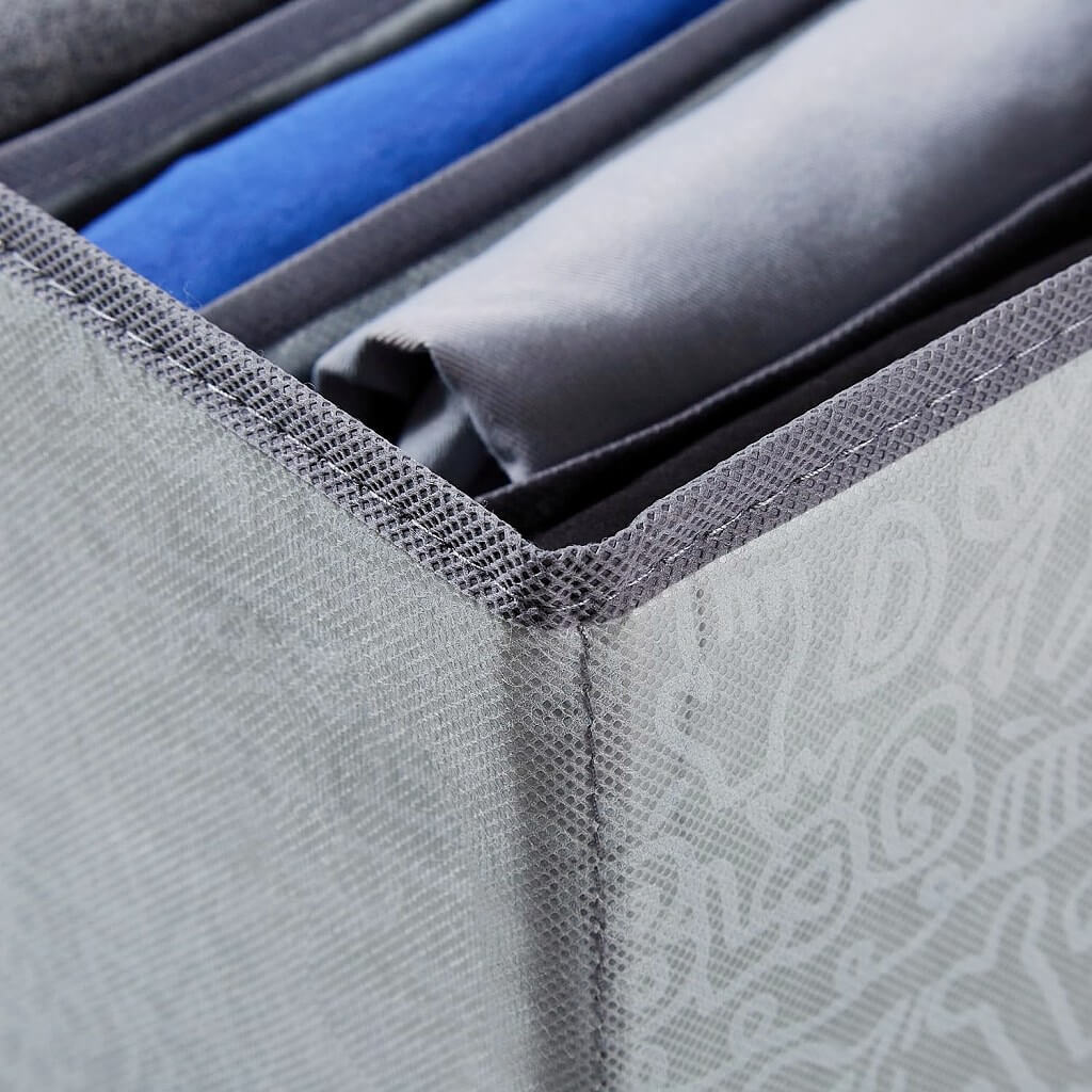 Fabric Storage Organisers | Non-Woven Material | 7 Compartment Design