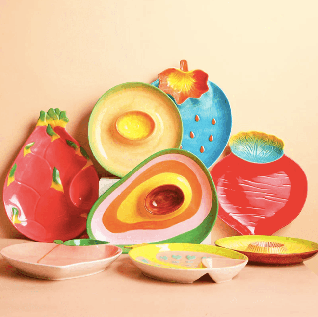 Fruit Plates | Ceramic | Sweet Color