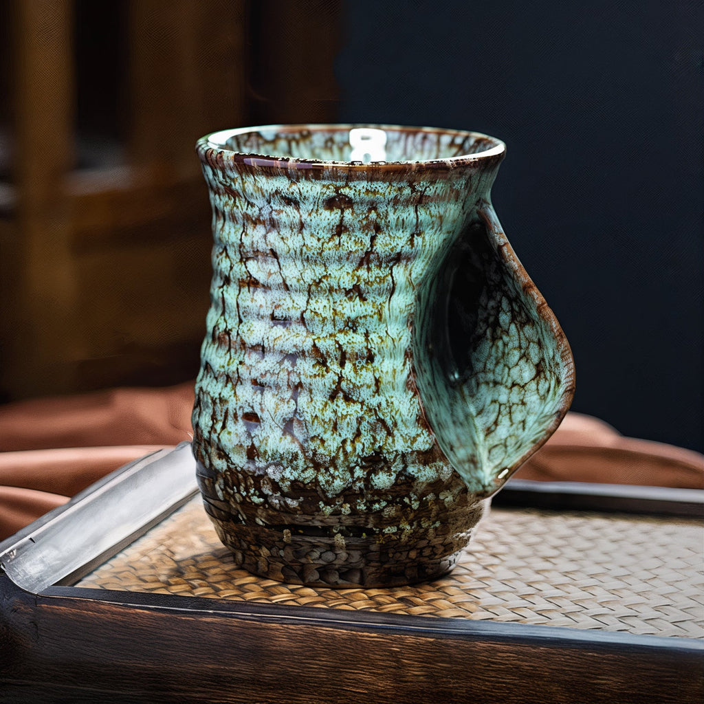 Ceramic Coffee Cups | Abstract Design | 6 Colors