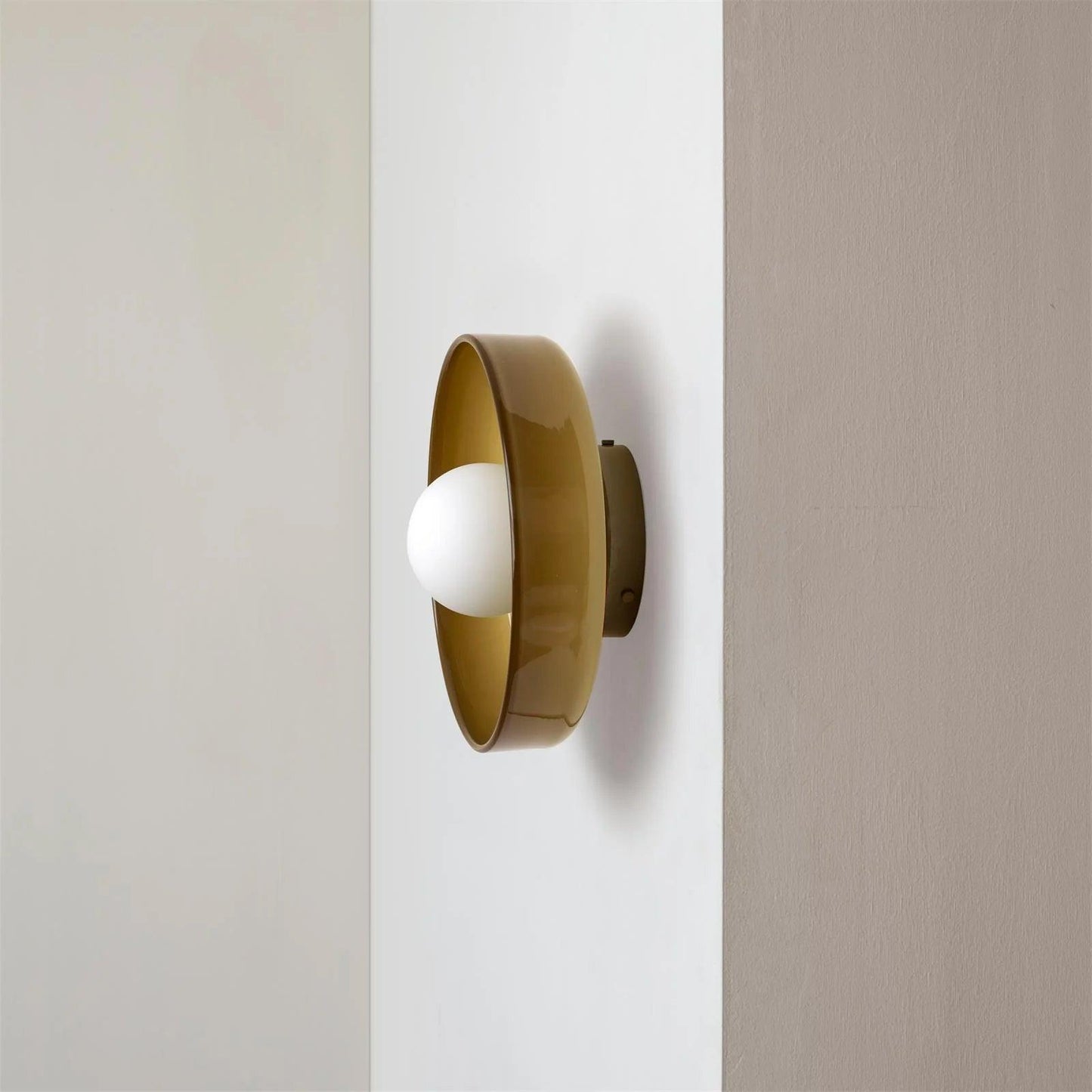 Gino Ceiling Lamp | Handcrafted Metal & Glass | 25cm Diameter