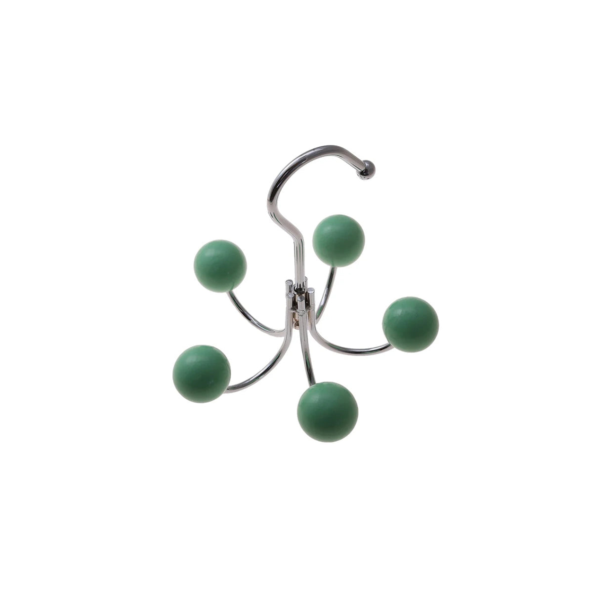 Gancho de Pared con Bola de Madera Giratoria para Decoración Elegante