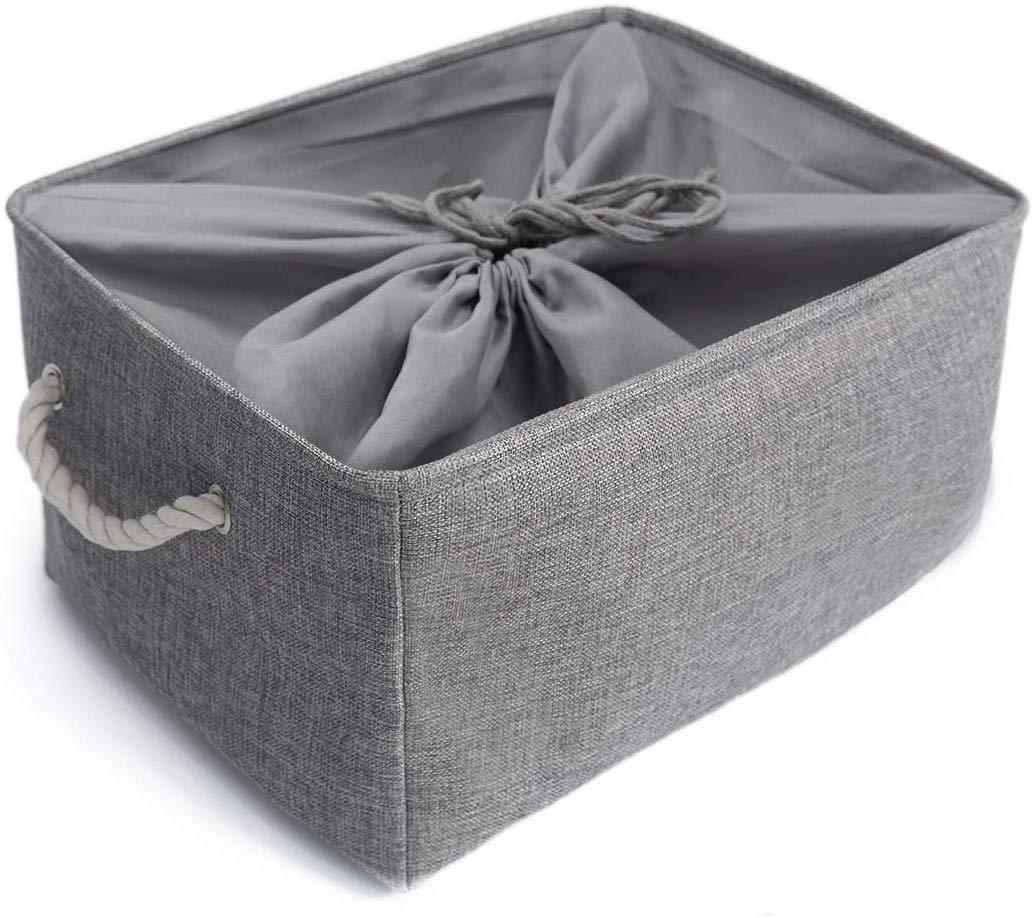 Storage Basket | Eco-Friendly Canvas & EVA | Grey, Multiple Sizes