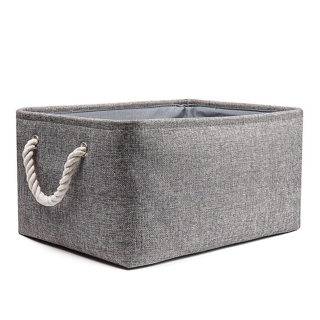 Storage Basket | Eco-Friendly Canvas & EVA | Grey, Multiple Sizes