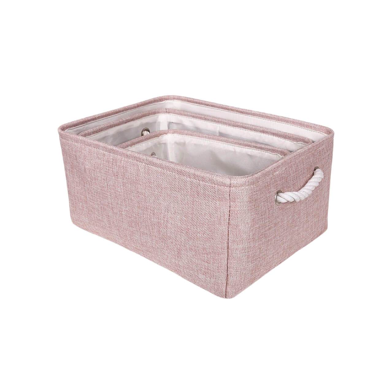 Grey Toy Storage Box | Eco-Friendly Canvas & EVA | Multiple Sizes Available