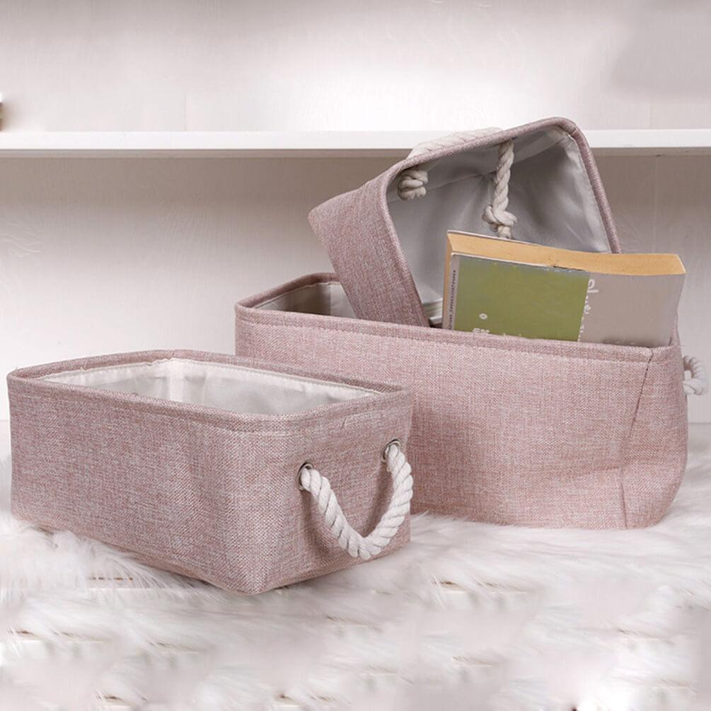 Grey Toy Storage Box | Eco-Friendly Canvas & EVA | Multiple Sizes Available