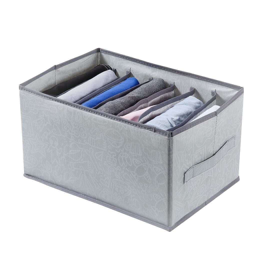 Fabric Storage Organisers | Non-Woven Material | 7 Compartment Design