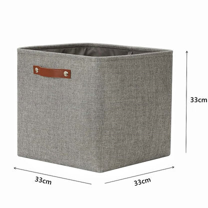 Canvas Storage Cube Box | High-Quality Fabric | 3 Pack